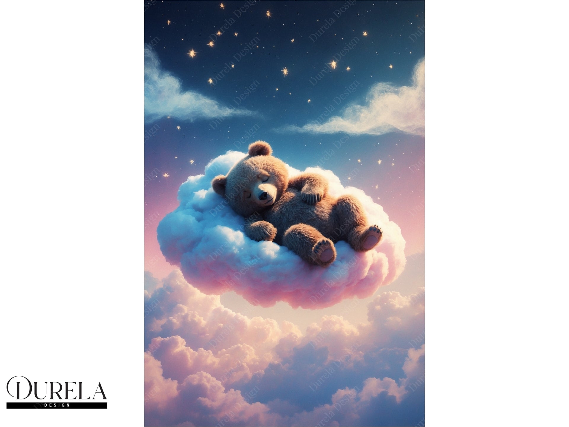 Sleeping Bear Nursery Wall Art