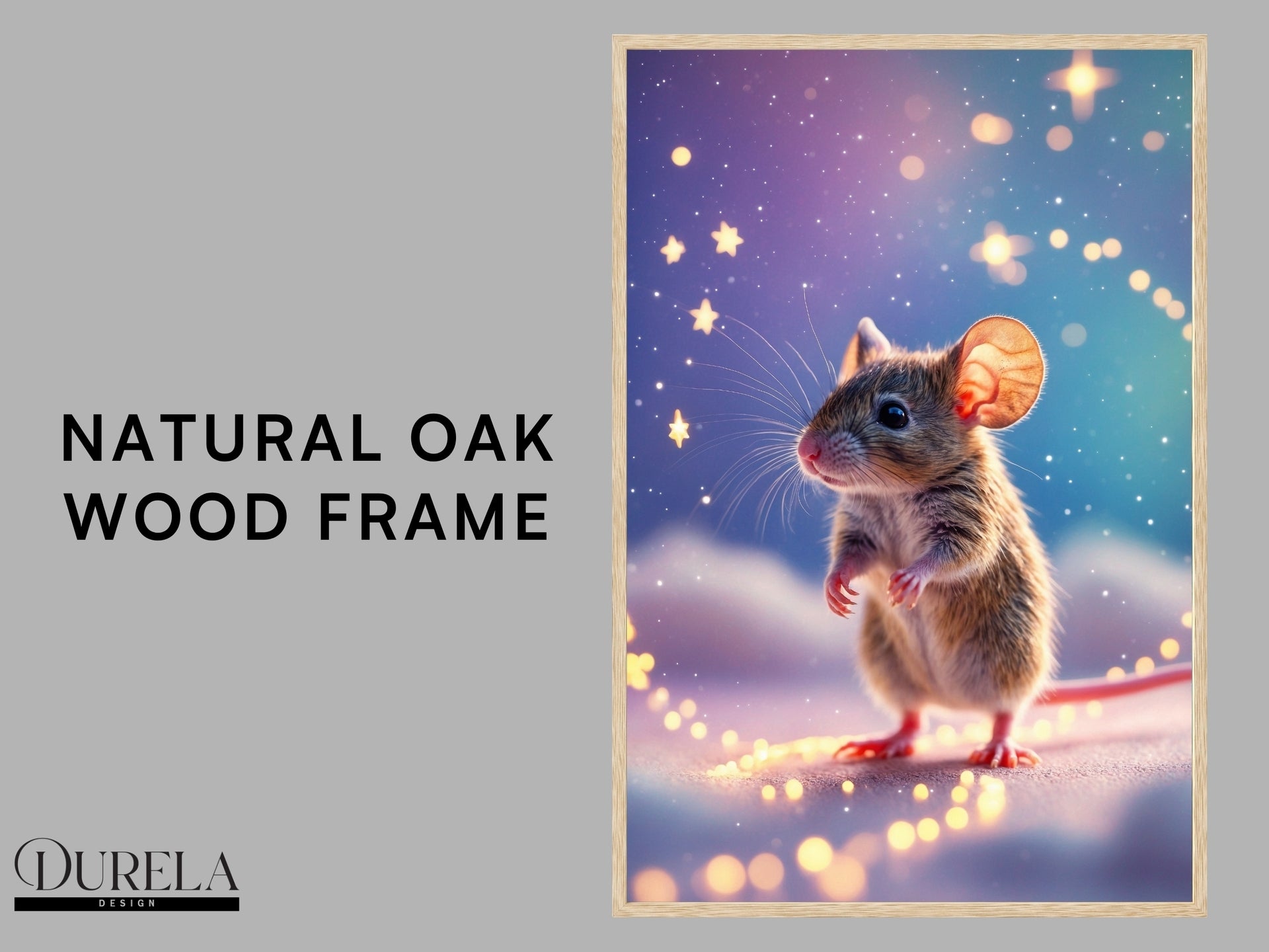 Star Trail Baby Mouse Wall Art