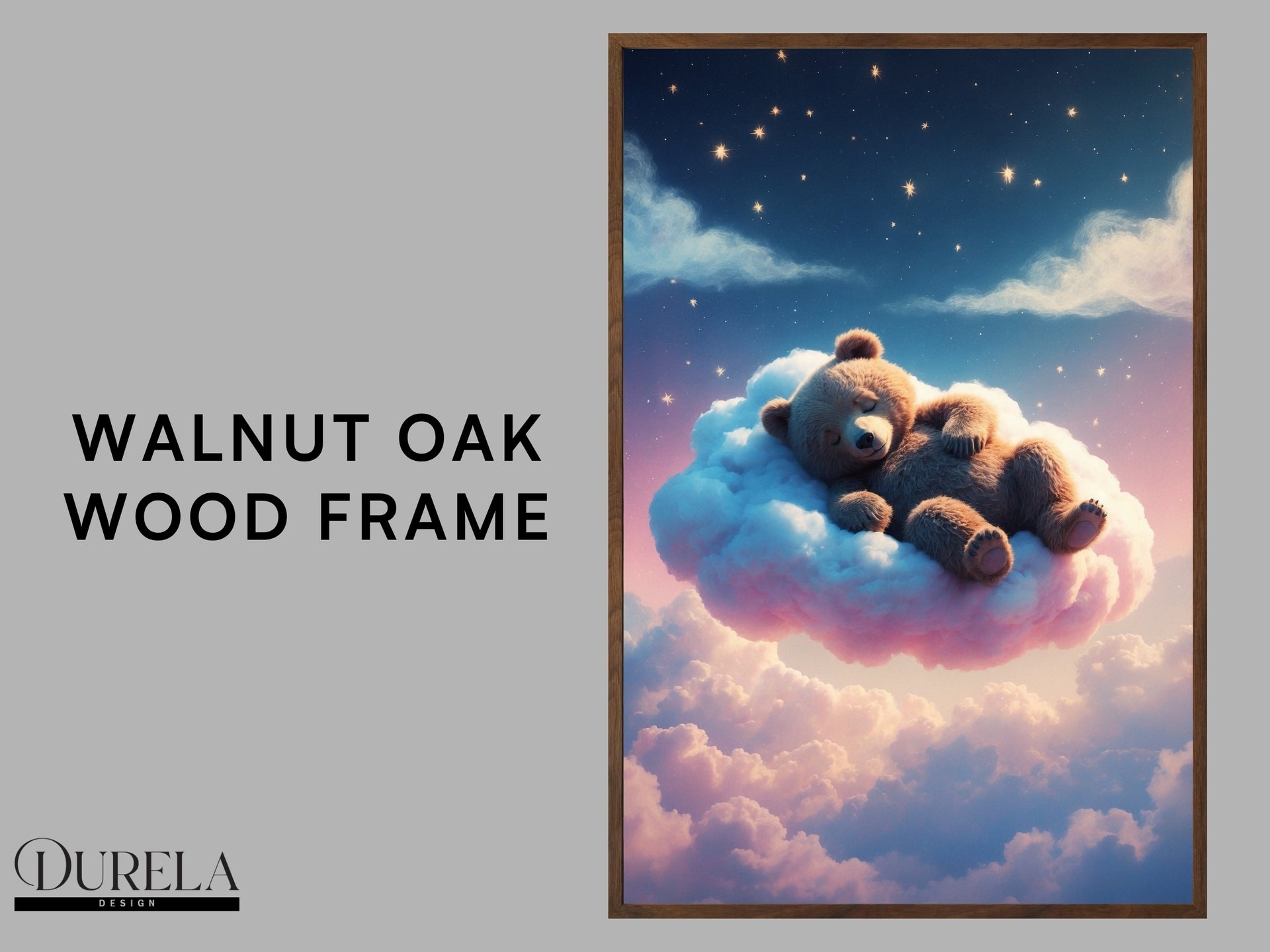 Sleeping Bear Nursery Wall Art