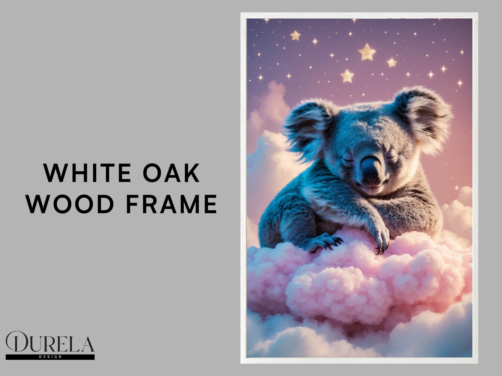 Sleeping Koala Nursery Wall Art