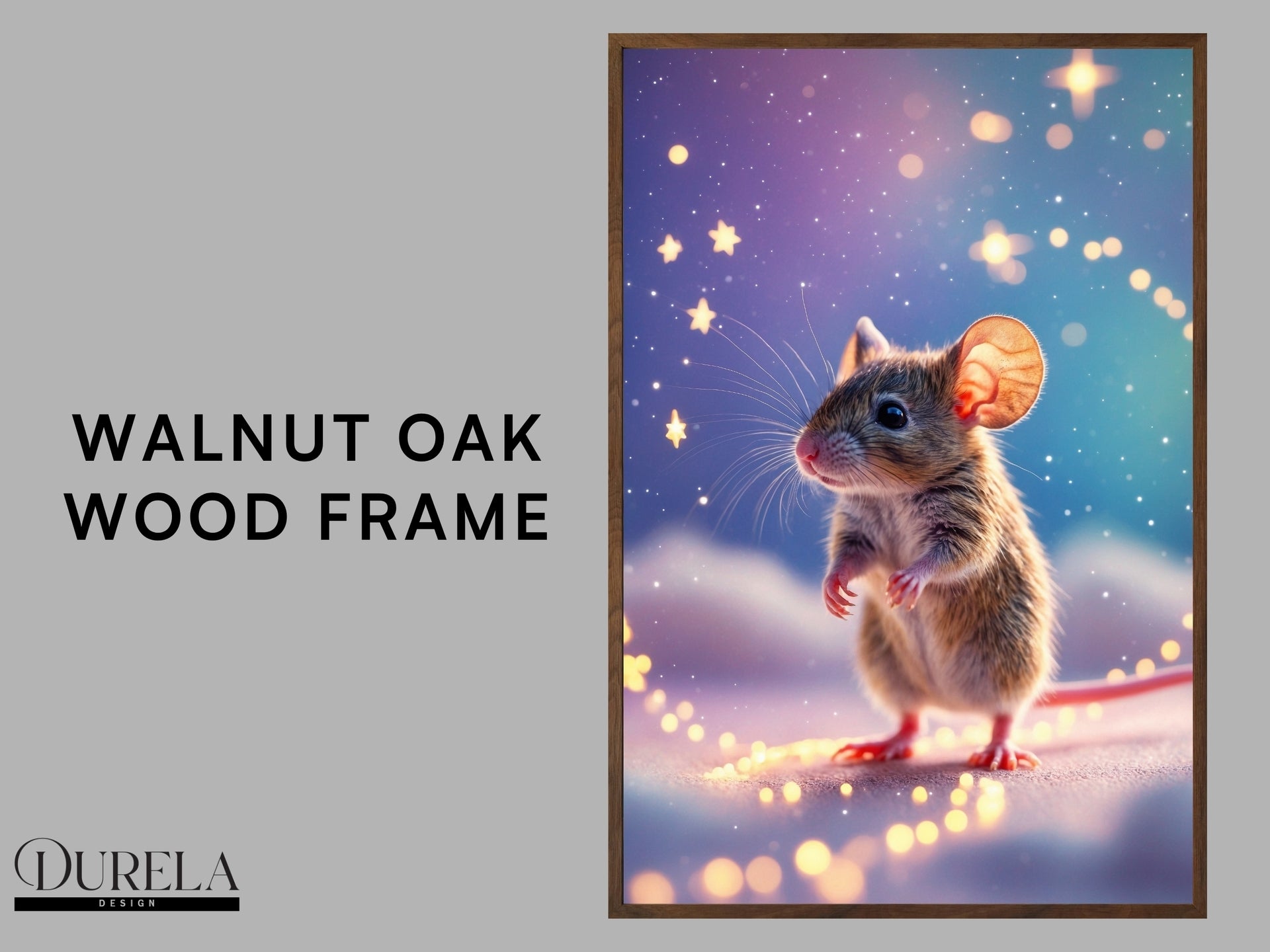 Star Trail Baby Mouse Wall Art