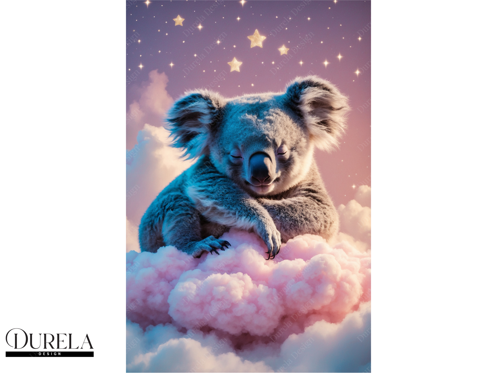 Sleeping Koala Wall Art (digital file)