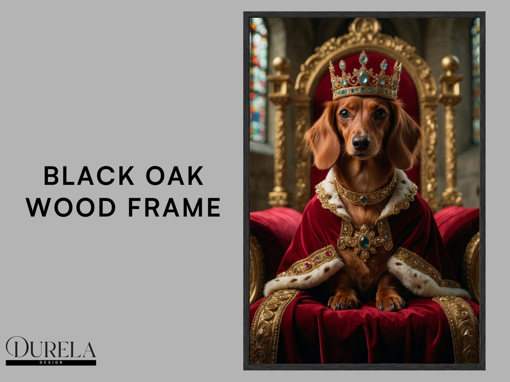 Dachshund King Fantasy Wall Art