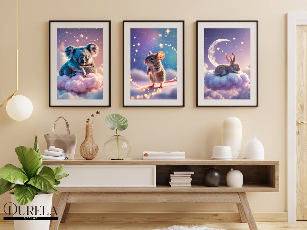 Star Trail Baby Mouse Wall Art