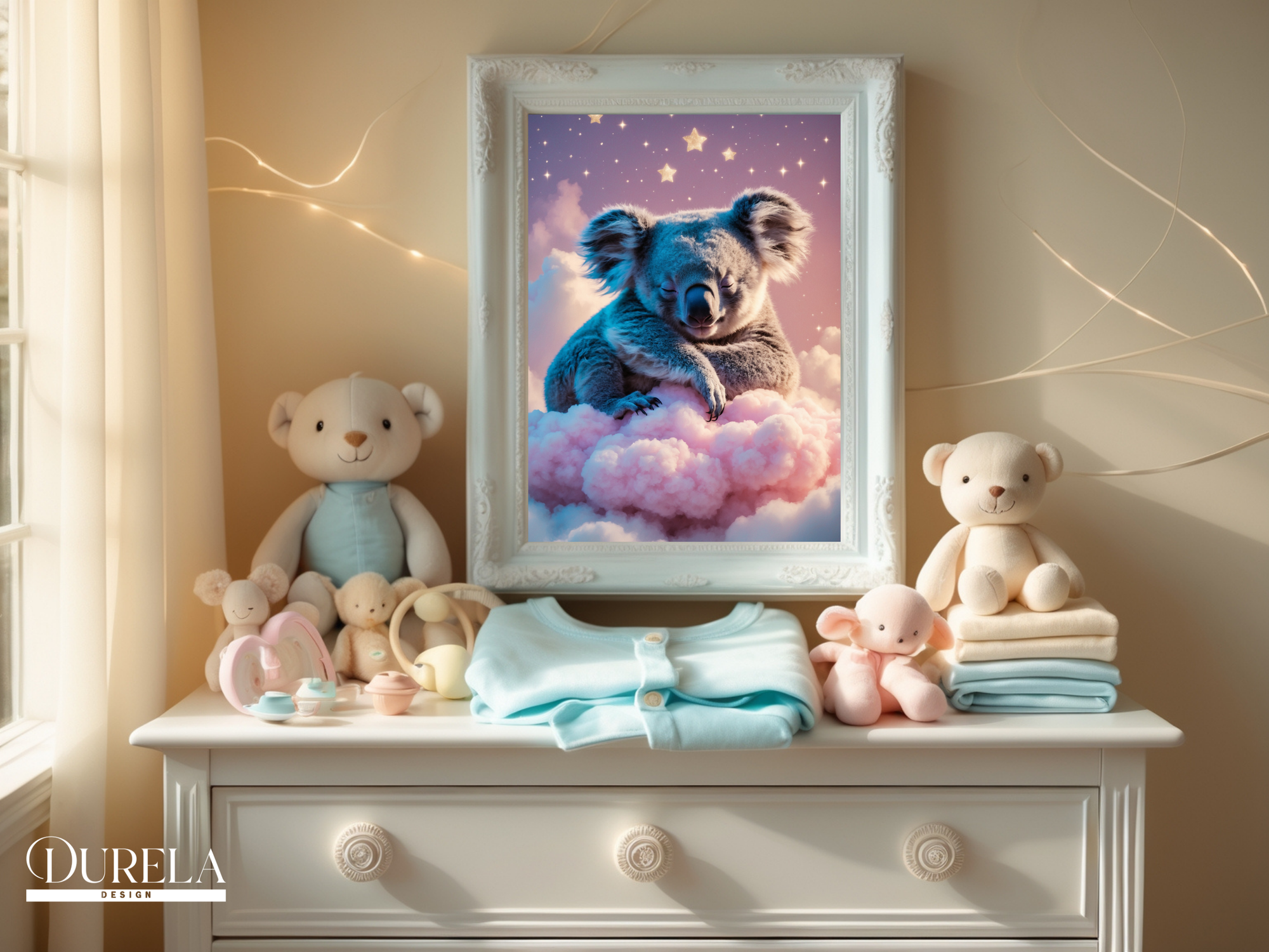 Sleeping Koala Wall Art (digital file)