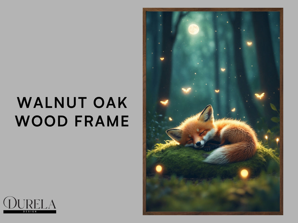 Sleepy Fox Nursery Wall Art