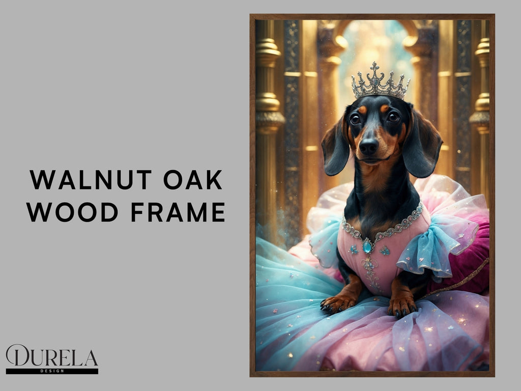 Dachshund Princess Fantasy Wall Art