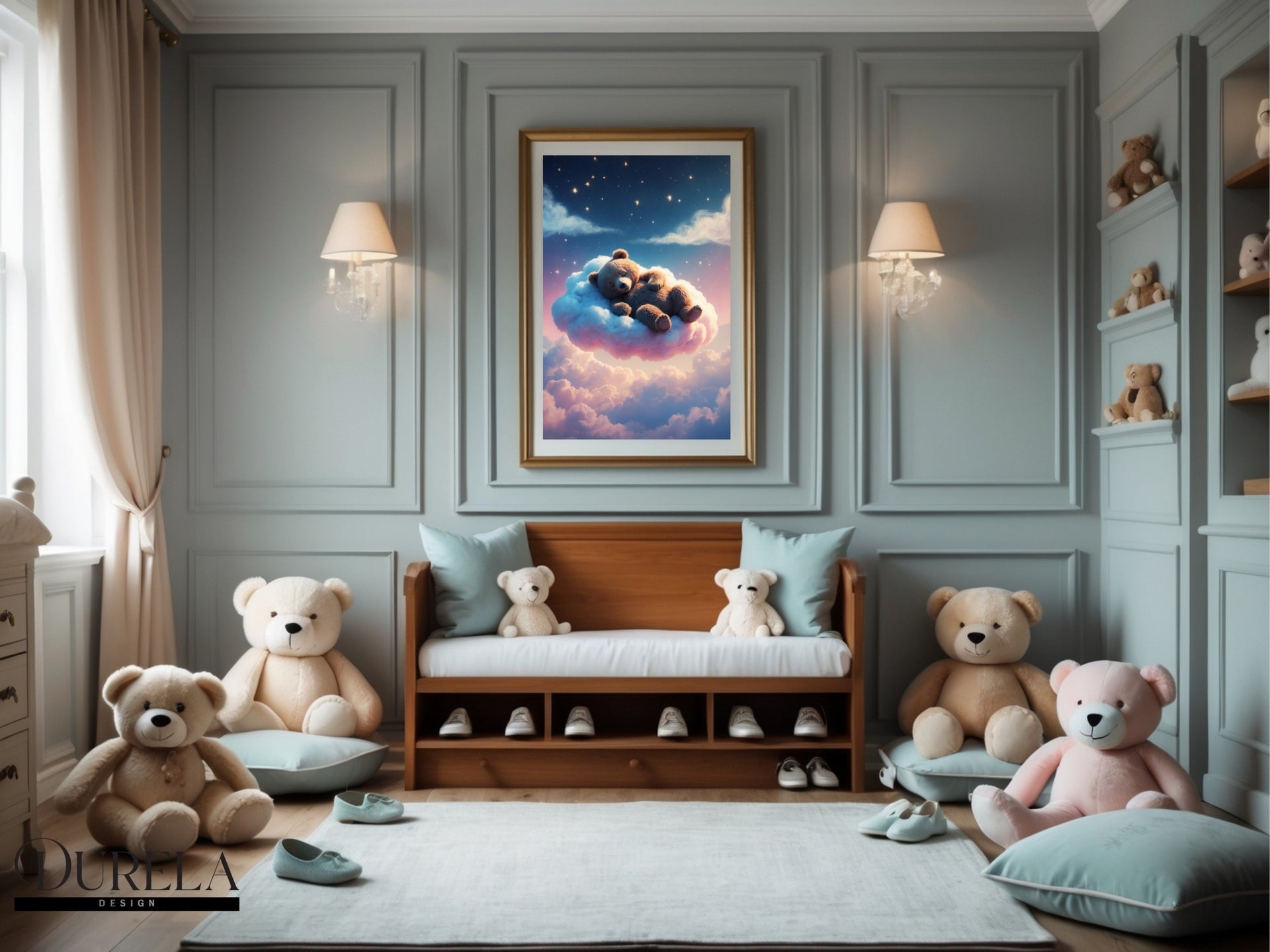Sleeping Bear Nursery Wall Art