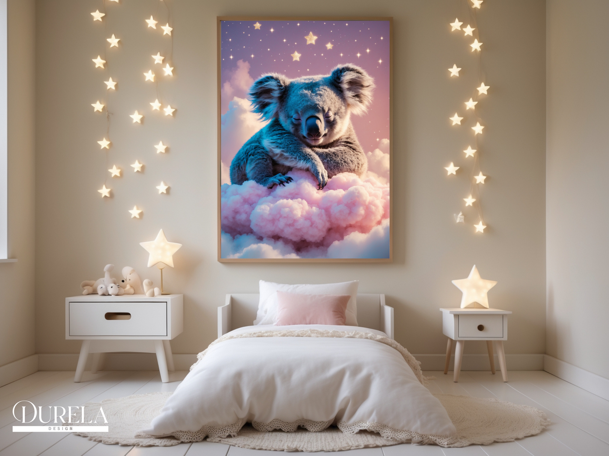 Sleeping Koala Wall Art (digital file)