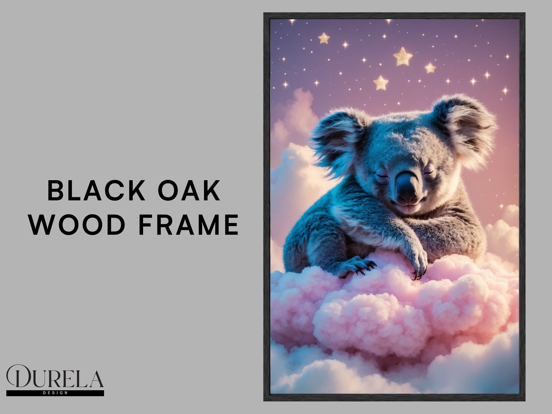 Sleeping Koala Nursery Wall Art