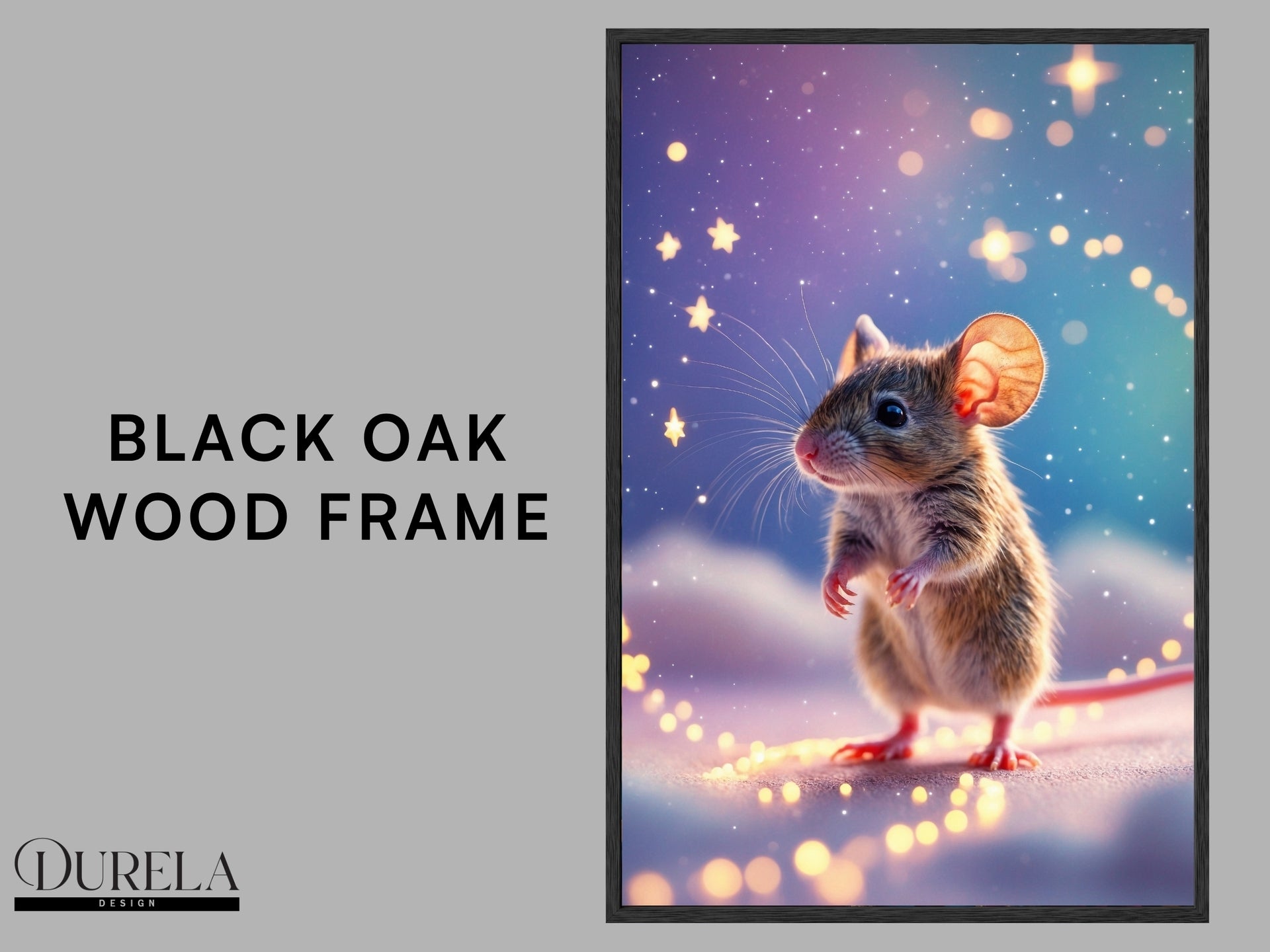 Star Trail Baby Mouse Wall Art