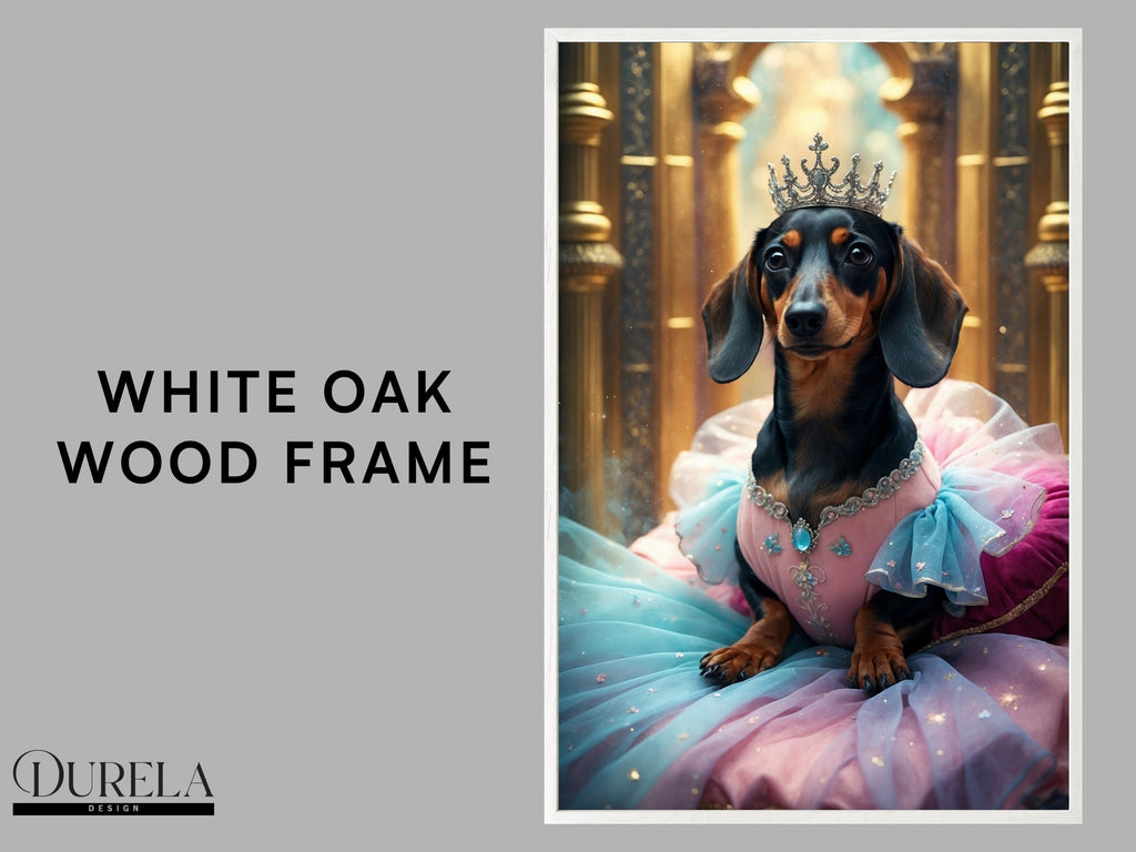 Dachshund Princess Fantasy Wall Art