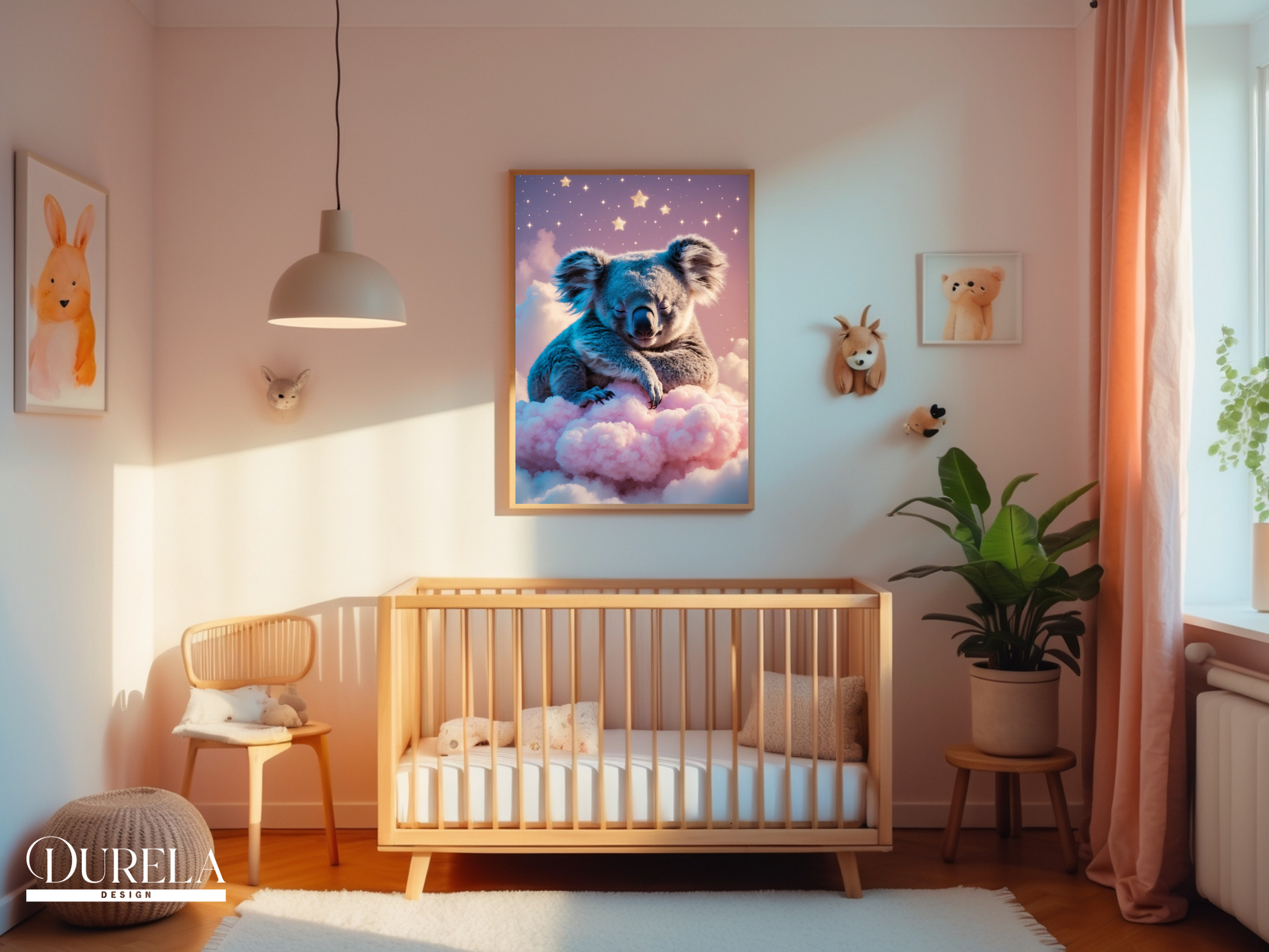 Sleeping Koala Wall Art (digital file)