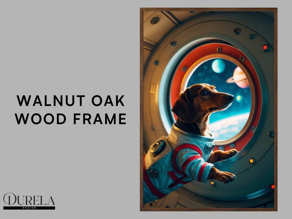 Dachshund Steampunk Pilot Fantasy Wall Art