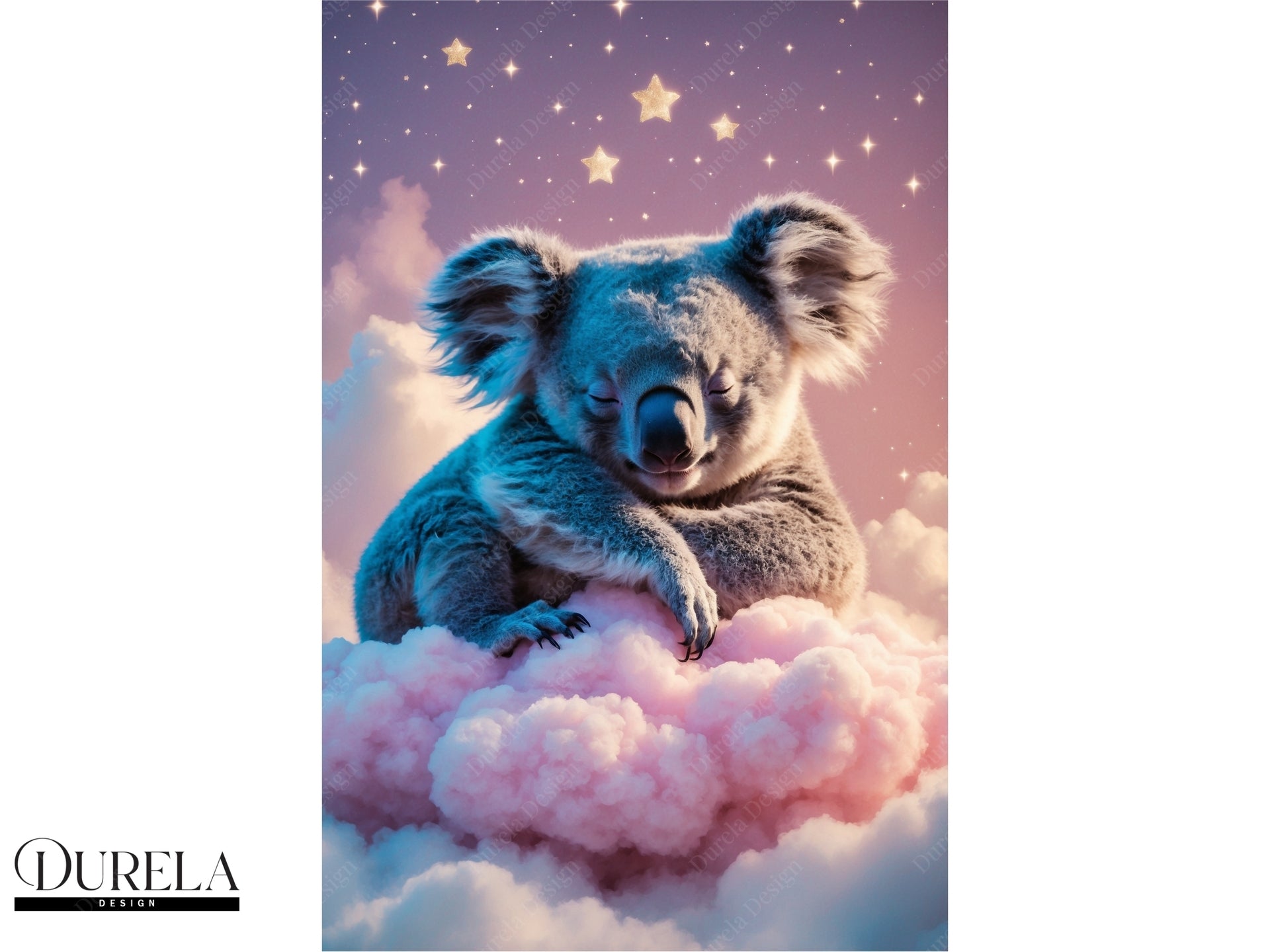 Sleeping Koala Nursery Wall Art