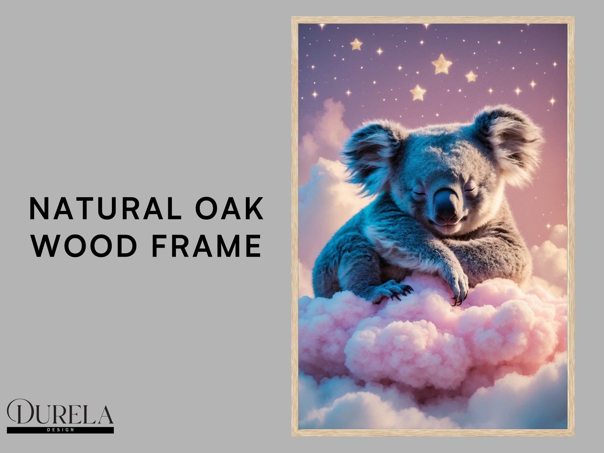 Sleeping Koala Nursery Wall Art