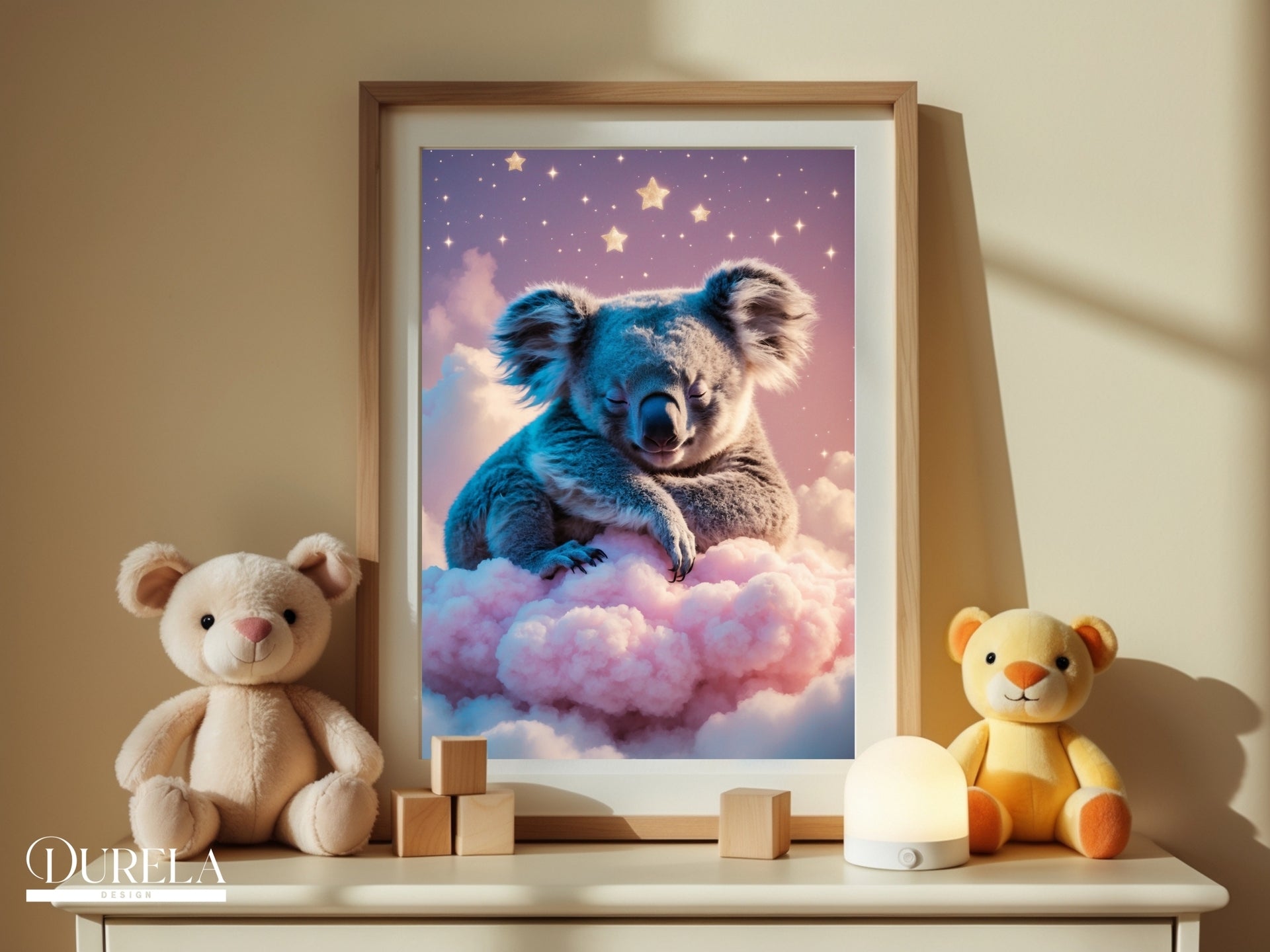 Sleeping Koala Nursery Wall Art