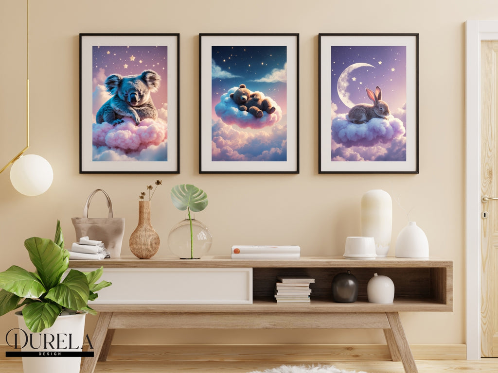 Sleeping Koala Nursery Wall Art