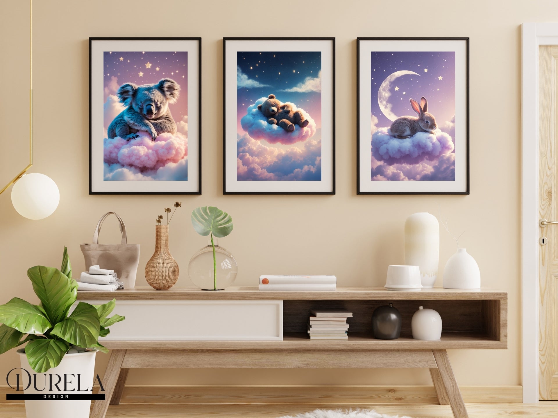 Sleeping Koala Nursery Wall Art
