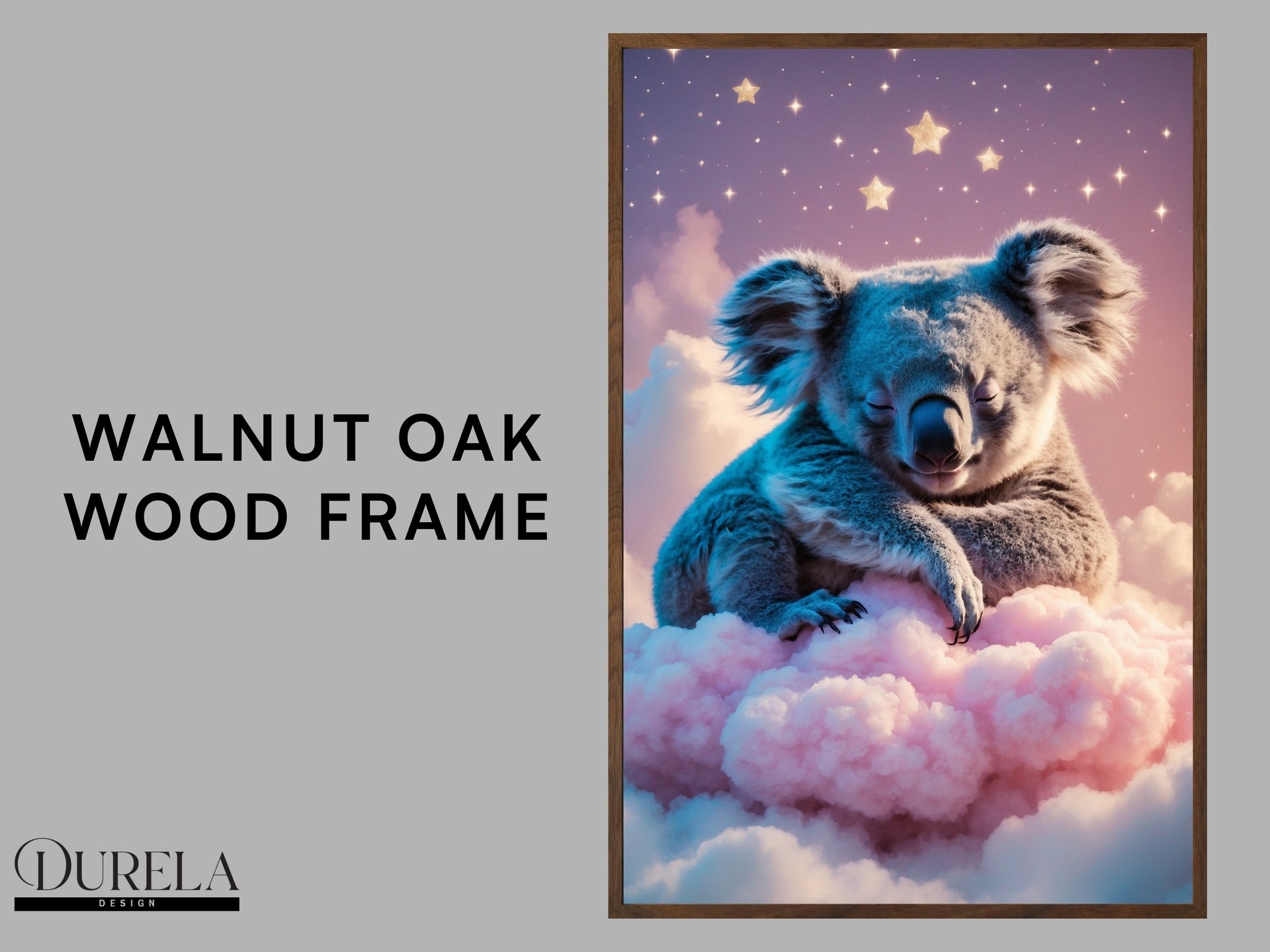 Sleeping Koala Nursery Wall Art