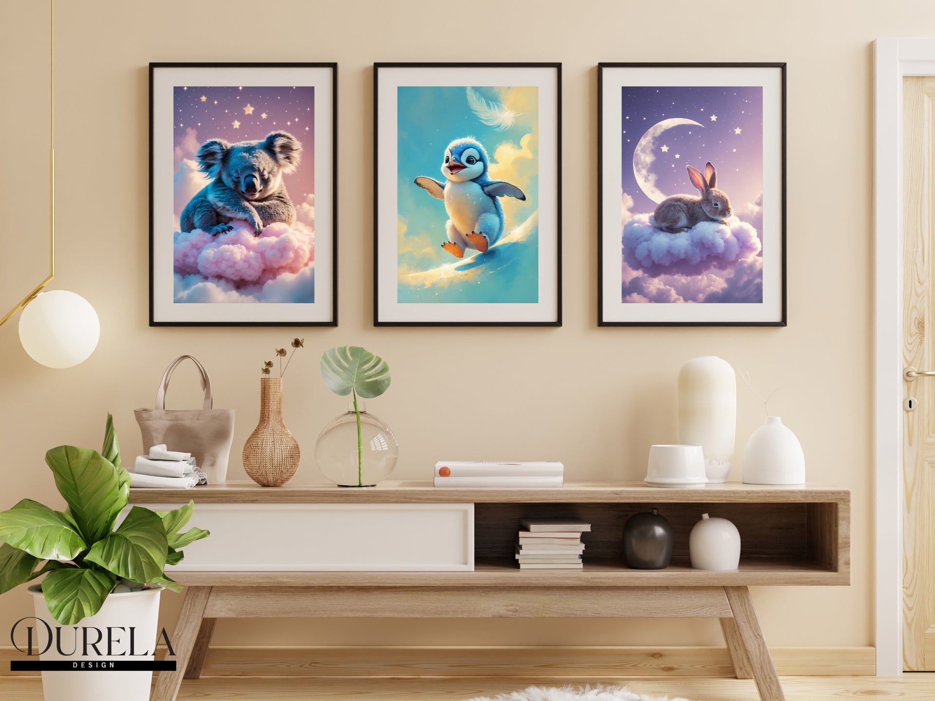 Joyful Baby Penguin Wall Art