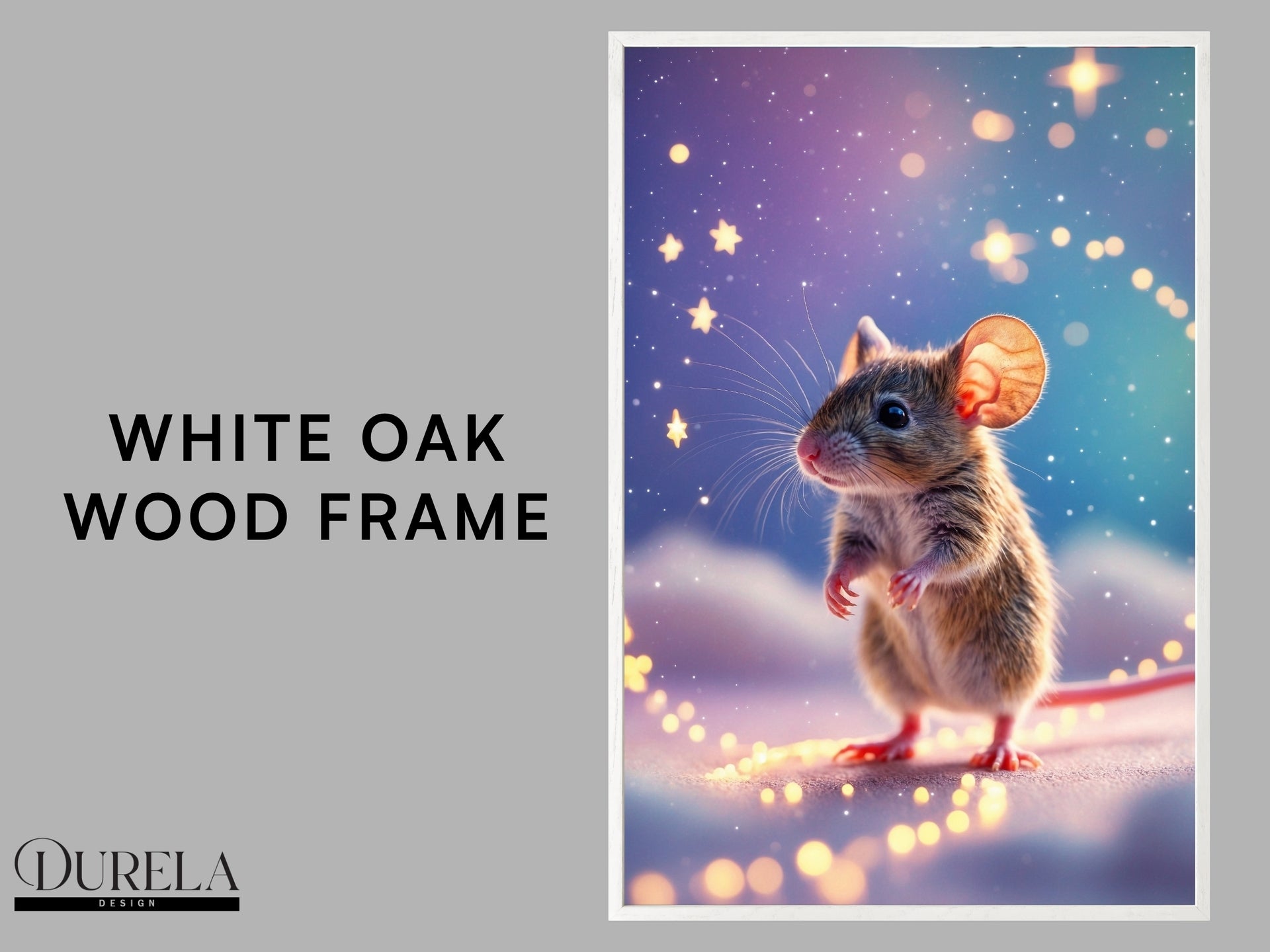 Star Trail Baby Mouse Wall Art